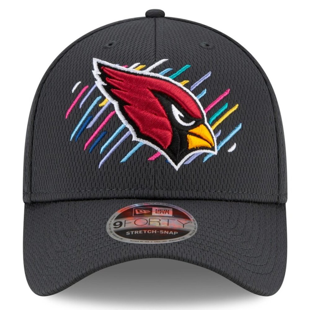 Men's Arizona Cardinals New Era 2021 NFL Crucial Catch 9FORTY Adjustable Hat cap